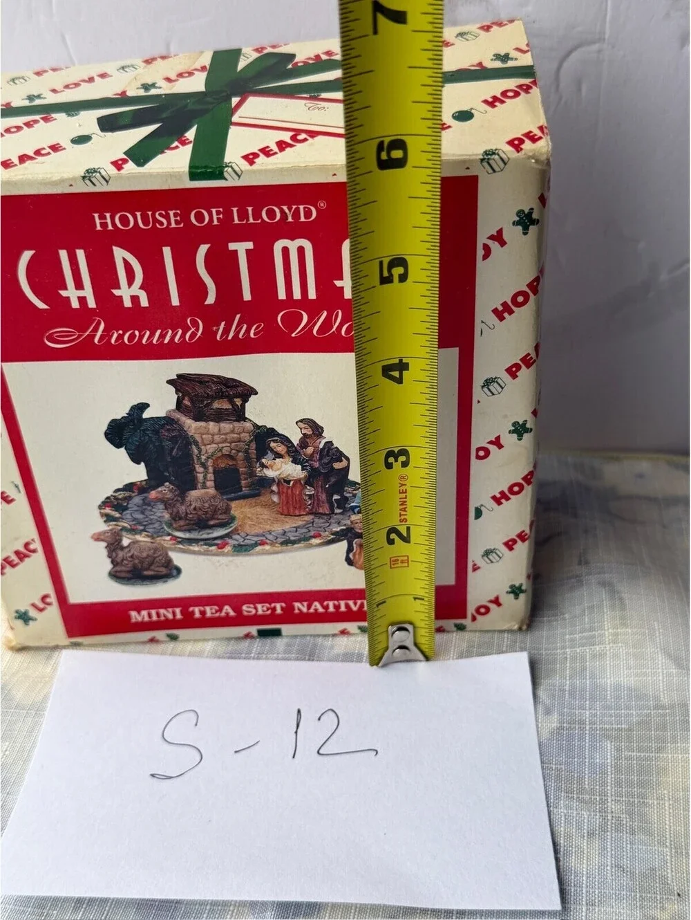 House of Lloyd Christmas Around the World Mini Tea Set Nativity S-12